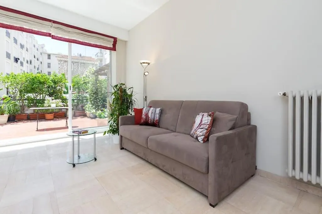 Appart Nice Centre - Terrasse Prive Exceptionnelle - Superieur 3 Pieces Ac - Garage Prive