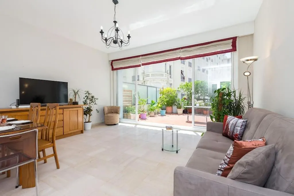 Appart Nice Centre - Terrasse Prive Exceptionnelle - Superieur 3 Pieces Ac - Garage Prive Apartment